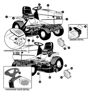 Part Location Diagram of 711285 Briggs and Stratton MODULE-OIL GARD